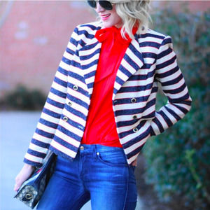 Cabi Women Love Carol Collection Long Sleeve Blazer Size 10 Button-front